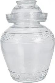[BESTOYARD] 1Pc Sealed Transparent Pickle Jar Multi Function Glass Canister for Vegetables Food Storage Container Kitchen Storage for Pickling and Fermenting