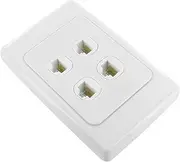 4-Port CAT6 Network Punch Down Wall Plate