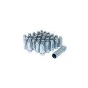 Gorilla Automotive 8 Lug 9/16 Chrome Spline Kit w/ Key Truck K8TS-00916GR