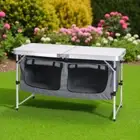 Aluminum Folding Camping Table Portable Outdoor BBQ Picnic Desk Foldable