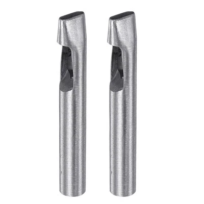 2pcs Oval Hole Punch 4x14mm Leather Hollow Cutter Oblong Punch for Strap Belt