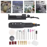 Mini Grinder USB Cordless Drill Engraving Dremel Engraver LED 5Speed Rotary Tool