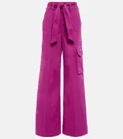[Veronica Beard] Veronica Beard Belissa cotton cargo pants 24 pink
