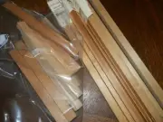 Lot of Wooden Needlework Frames that Interlock, 6, 8, 16, 18 inches