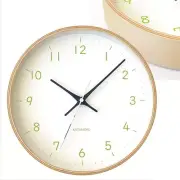 KATOMOKU plywood clock 22 light green wall clock continuous second hand km-121LG