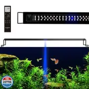 GLOWRIUM LED Aquarium Light with Remote, Full Spectrum Fish Tank Light with A