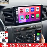 Carplay Wireless For Toyota Corolla 2003-08 Android12 Car Stereo Radio GPS Navi (for: Toyota)