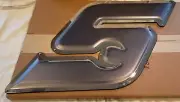 Snap-on Tools Dark Titanium S Wrench logo wall art