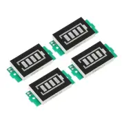 5Pcs Battery Indicator Display Capacity 1-8S 4.2~33.6V LED Display Blue