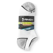 AND1® Men's Pro Platinum No Show Socks 6-Pack " FRESH~HIGH PERFORMANCE " A1NS06
