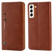 CMAI2 For Samsung Galaxy S24+ Cell Phone Case PU Leather Foldable Stand Cover with Photo Slots