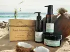 Coconut summer skincare gift set. Natural skincare.