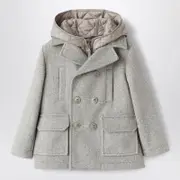 [Il Gufo] Grey techno cloth caban 10 Y Grey