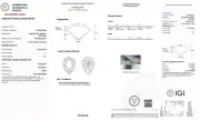 7.08 Carat PEAR Shape IGI Certified Lab Grown CVD Diamond F Color SI1 Clarity