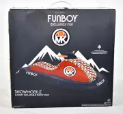 FUNBOY Michael Kors Exclusive Luxury Inflatable Winter Snowmobile Snow Sled NEW