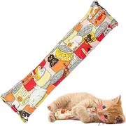 Cat Toys Cat Pillows - Chewing Cat Pillows for Cats | Cat Pillows for Indoor Cats, Cat Kick Ball Toy, Cat Plush Pillow for Kicking, Playing