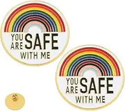 [Generic] Lgbt Enamel Pin - Pride Enamel Pin, Security Staff Pride/Security Personnel Pride/Pride Enamel Pin 1pcs/2pcs in