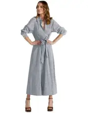 [Fate & Becker] Madras Dress in Black/White