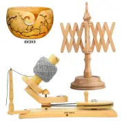 BEACHWOOD WOODEN WINDER SET FOR YARN WINDER YARN KNITTING WINDER BALL WINDER