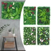 Artificial Hedge Panels Artificial Plant Wall Lifelike Texture UV Protected