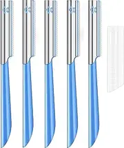 Women Facial Razor for Hair Removal - Dermaplaning Tool Peach Fuzz Trimmer, Fine Hair Remover Eyebrow Razors and Dermaplane Face Shavers Women's Exfoliating for Sensitive Skin Essential Travel