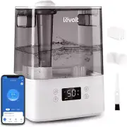 Smart Humidifiers for Bedroom Large Room Home,(6L) Cool Mist Top Fill Essential