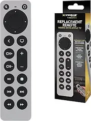 Xtreme Replacement Remote Compatible with Apple TV, Large Button Universal Replacement Remote for Apple TV Remote and TV, for Apple TVs Gen 1 2 3 4 5 All Models, Also Controls Various TV Brands