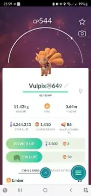 Vulpix ( Spooky Festival ) Pokemon Trade Go