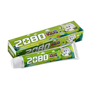 韓國 2080 兒童牙膏 蘋果 強齒健齦 含氟 鈣 80g / 有機低氟兒童牙膏100g