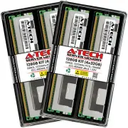 A-Tech 128GB 4x 32GB 4Rx4 PC3-10600R DDR3 1.35V ECC RDIMM REG Server Memory RAM