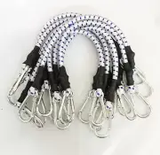 10pc 32" Thick Heavy Duty Bungee Cords With Aluminum Hooks