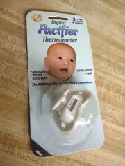 Digital Pacifier Thermometer with Musical Fever Alarm New old stock