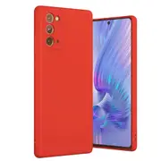 MCC For Samsung Galaxy Note20 4G 5G Soft Liquid Silicone Shockproof Case Cover Note 20 N980 N981 [Red]