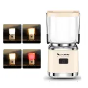 WEST BIKING Mini Portable Camping Light Type-C Rechargeable LED Lantern Waterproof Hanging Tent Mosquito Repellent Campi