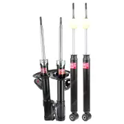Front + Rear KYB EXCEL-G Shock Absorbers for HONDA Jazz GD3 L15A1 1.5 I4 FWD