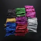 8 Bags New Ste Wrapping Metallic Wire Ties Pack Sealing Cellophane Bag