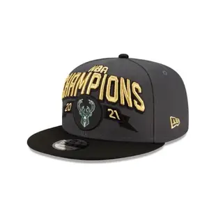 NEW ERA 9FIFTY 950 NBA 2021 總冠軍帽 公鹿隊 公鹿 冠軍 冠軍帽 鴨舌帽 限量款【TCC】