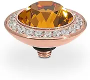 [Qudo] Tondo Deluxe Ring Attachment 13 mm Rose Gold for Base Ring