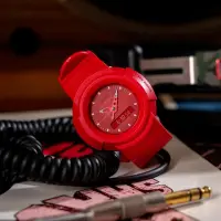 在飛比找momo購物網優惠-【CASIO 卡西歐】復刻ONE TONE雙顯計時手錶(AW