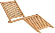 Sun Lounger, Outdoor Sun Lounge Patio Chaise Lounge Reclining Chair Recliner Chair Sun Lounger Solid Teak Wood