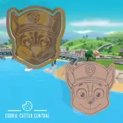 Paw Patrol - Chase Cookie Cutter and Embosser