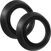 ELAYARD 2pcs Urinal Seal Ring Sturdy Urinal Seal Sturdy Drain Gasket Rubber Drain Gasket Black Rubber