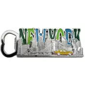 New York City Metal Bottle Beer Opener Fridge Magnet Liberty Statue NY Cab Taxi