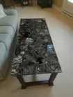 48"x24" Stunning Labradorite Stone Center Dining Table Handmade Furniture Decors