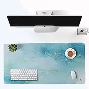 Jamgro Gaming Mouse Pad JAMGRO Extended XXL Desk Mat with Non-Slip Base and Stitched Edge for Home Office Gaming Work, Big Desk Pad Large Mouse Mat 800×400×3mm, Green