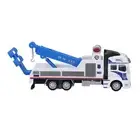 Tow Truck Toy Pull Back Crane Hook Metal Tow Truck Toy For Children