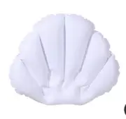 Bath Pillow Soft Inflatable Fan-shaped With Suction Cup 1PC Accessorie Spa Neck
