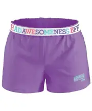 SOFFE Girls Summer Shorts - Cheer Shorts - Fold Over Waistband