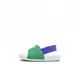 【NIKE】KAWA SLIDE (TD) 休閒鞋/白藍綠/小童鞋-BV1094300/ US9C/15CM