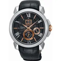 在飛比找PChome24h購物優惠-【SEIKO】精工 Premier 人動電能萬年曆時尚腕錶 